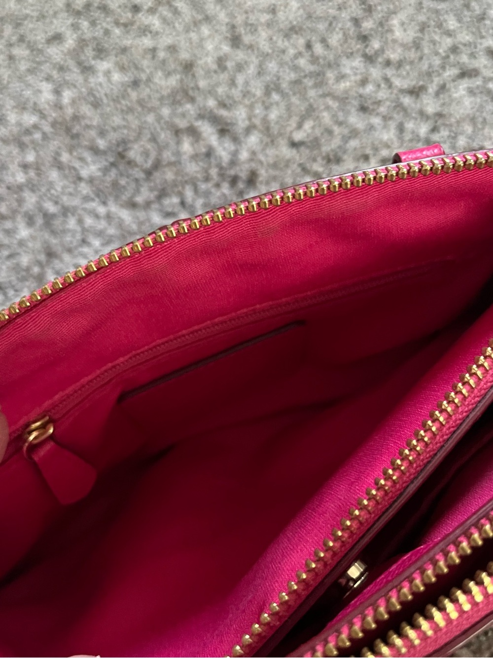 Coach Christie Mini Carryall Hot Pink Coach Crossbody Satchel - Picture 9 of 16